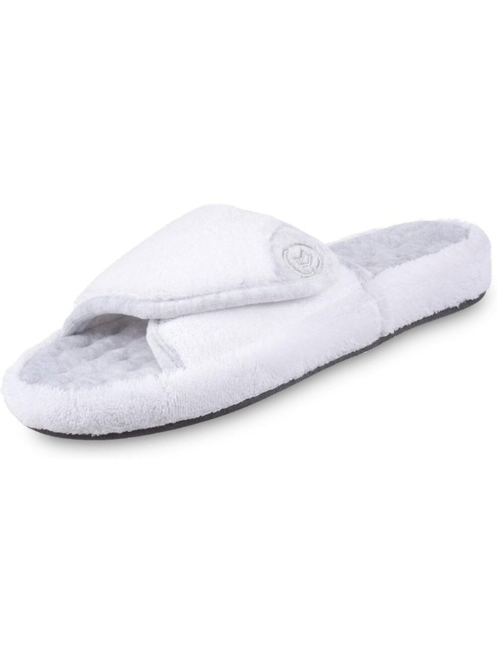 Cozy Women's Microterry Spa Slide Slippers - Soft, Comfortable, Indoor Footwear